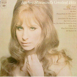 Barbra Streisand Barbra Streisand's Greatest Hits Vinyl LP USED