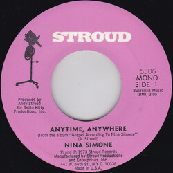 Nina Simone Anytime, Anywhere USED VINYL 7INCH 45 RPM SINGLE MONO