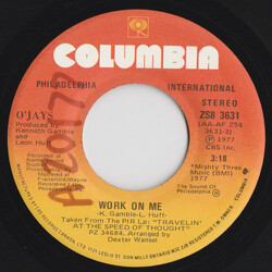 The O'Jays Work On Me USED VINYL 7INCH 45 RPM SINGLE