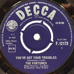 The Fortunes You've Got Your Troubles USED VINYL 7INCH 45 RPM SINGLE