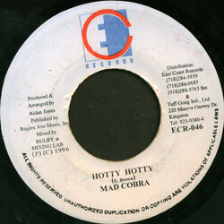 Mad Cobra Hotty Hotty USED VINYL 7INCH 45 RPM