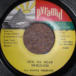 Merciless Dem Na Hear USED VINYL 7INCH 45 RPM