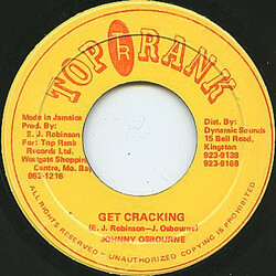 Johnny Osbourne Get Cracking USED VINYL 7INCH 45 RPM
