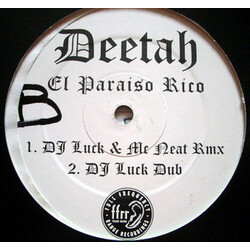 Deetah El Paraiso Rico USED VINYL 12INCH 45 RPM PROMO