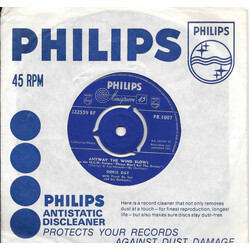 Doris Day Anyway The Wind Blows Vinyl 7" USED
