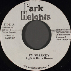 Tiger / Barry Brown I'm So Lucky USED VINYL 7INCH 45 RPM