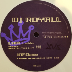 DJ Royall Deeper / I Think We're Alone Now Vinyl 12" USED
