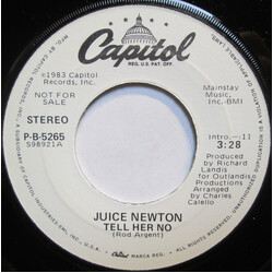 Juice Newton Tell Her No USED VINYL 7INCH 45 RPM PROMO