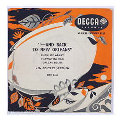 Ken Colyer's Jazzmen And Back To New Orleans USED VINYL 7INCH