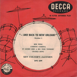 Ken Colyer's Jazzmen "-And Back To New Orleans" Number 2 USED VINYL 7INCH 45 RPM EP