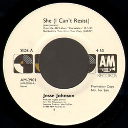 Jesse Johnson She (I Can't Resist) USED VINYL 7INCH 45 RPM PROMO