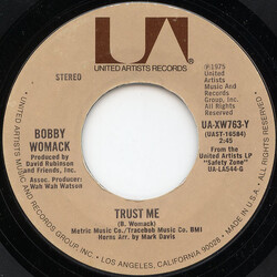 Bobby Womack Trust Me USED VINYL 7INCH 45 RPM SINGLE STYRENE STEREO