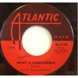 Otis Blackwell What A Coincidence USED VINYL 7INCH 45 RPM SINGLE