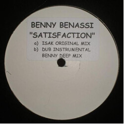 Benny Benassi Satisfaction USED VINYL 12INCH WHITE LABEL