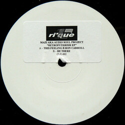 Mazi Namvar Retrofuturism EP USED VINYL 12INCH 33 S RPM EP WHITE LABEL