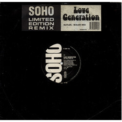 Soho (2) Love Generation (Remix) USED VINYL 12INCH 45 RPM LIMITED EDITION