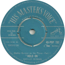 Shelley Berman On The Phone Vinyl 7" USED