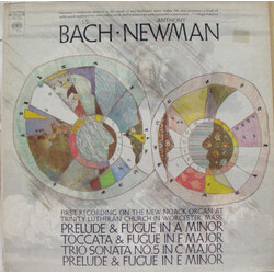 Anthony Newman J.S. Bach • Anthony Newman Vinyl LP USED