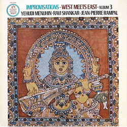 Yehudi Menuhin / Ravi Shankar / Jean-Pierre Rampal Improvisations - West Meets East - Album 3 Vinyl LP USED