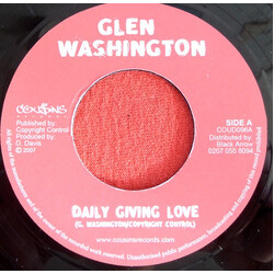 Glen Washington / Mafia & Fluxy Daily Giving Love USED VINYL 7INCH 45 RPM