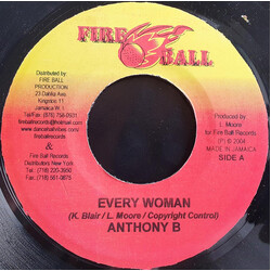 Anthony B Every Woman USED VINYL 7INCH 45 RPM