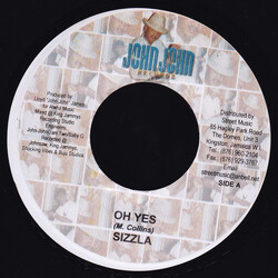 Sizzla Oh Yes USED VINYL 7INCH 45 RPM
