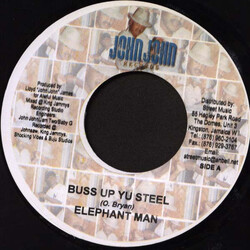 Elephant Man Buss Up Yu Steel USED VINYL 7INCH 45 RPM