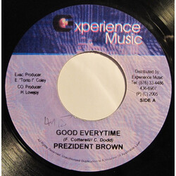 Prezident Brown / Zahair Good Everytime / Snazzy USED VINYL 7INCH 45 RPM