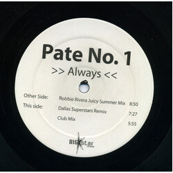 Pate No.1 Always USED VINYL 12INCH