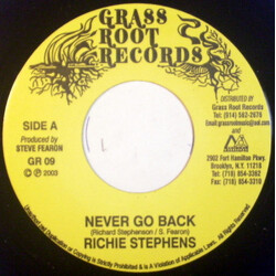 Richie Stephens / Thriller U Never Go Back / Save Me USED VINYL 7INCH 45 RPM