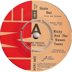Ricky And The Kween Teens Skate-Out USED VINYL 7INCH 45 RPM SINGLE PROMO