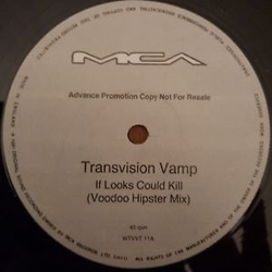 Transvision Vamp If Looks Could Kill Vinyl 12" USED