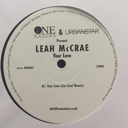 Leah McCrae Your Love / All This Love That I'm Giving USED VINYL 12INCH