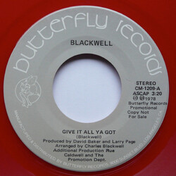 Blackwell Give It All Ya Got USED VINYL 7INCH 45 RPM SINGLE PROMO STEREO