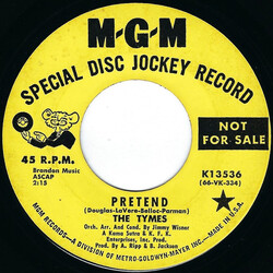 The Tymes Street Talk / Pretend Vinyl 7" USED