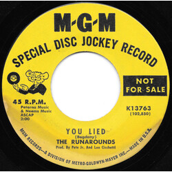 Run-A-Rounds You Lied Vinyl 7" USED