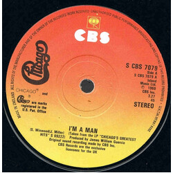 Chicago (2) I'm A Man / Does Anybody Really Know What Time It Is? USED VINYL 7INCH 45 RPM REISSUE STEREO