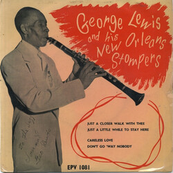 George Lewis And His New Orleans Stompers New Orleans Jazz, Vol. 2 Vinyl 7" USED