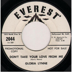 Gloria Lynne Don't Take Your Love From Me USED VINYL 7INCH 45 RPM PROMO