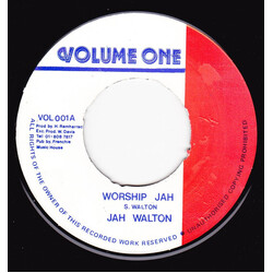 Jah Walton Worship Jah USED VINYL 7INCH 45 RPM