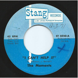 The Moments I Can't Help It USED VINYL 7INCH 45 RPM SINGLE SIDED