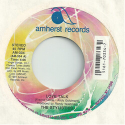 The Stylistics Love Talk / You're My Woman, You're My Lady USED VINYL 7INCH 45 RPM SINGLE