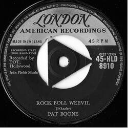 Pat Boone Rock Boll Weevil USED VINYL 7INCH 45 RPM SINGLE