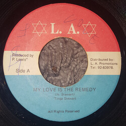 Tinga Stewart My Love Is The Remedy USED VINYL 7INCH 45 RPM SINGLE