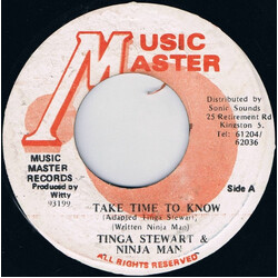 Tinga Stewart / Ninjaman Take Time To Know USED VINYL 7INCH SINGLE 45 RPM