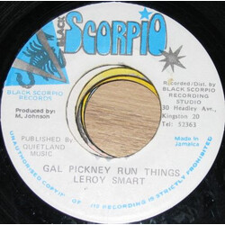 Leroy Smart Gal Pickney Run Things USED VINYL 7INCH 45 RPM