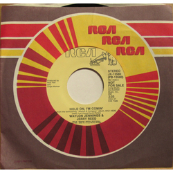 Waylon Jennings / Jerry Reed Hold On, I'm Comin' Vinyl 7" USED