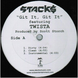 Stacks / Twista Git It, Git It USED VINYL 12INCH 33 S RPM