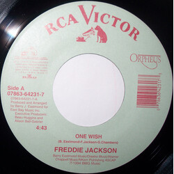 Freddie Jackson One Wish / This Christmas USED VINYL 7INCH 45 RPM