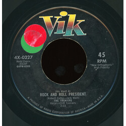 The Treniers (We Want A) Rock And Roll President USED VINYL 7INCH 45 RPM